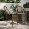 Flash Furniture NavyWhite PE Rattan Stacking Paris Stools, 2PK 2-SDA-AD642001-BS-BKWH-NAT-GG - alternate 1